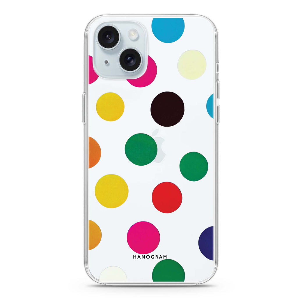 Polka Dot Pattern iPhone Ultra Clear Case