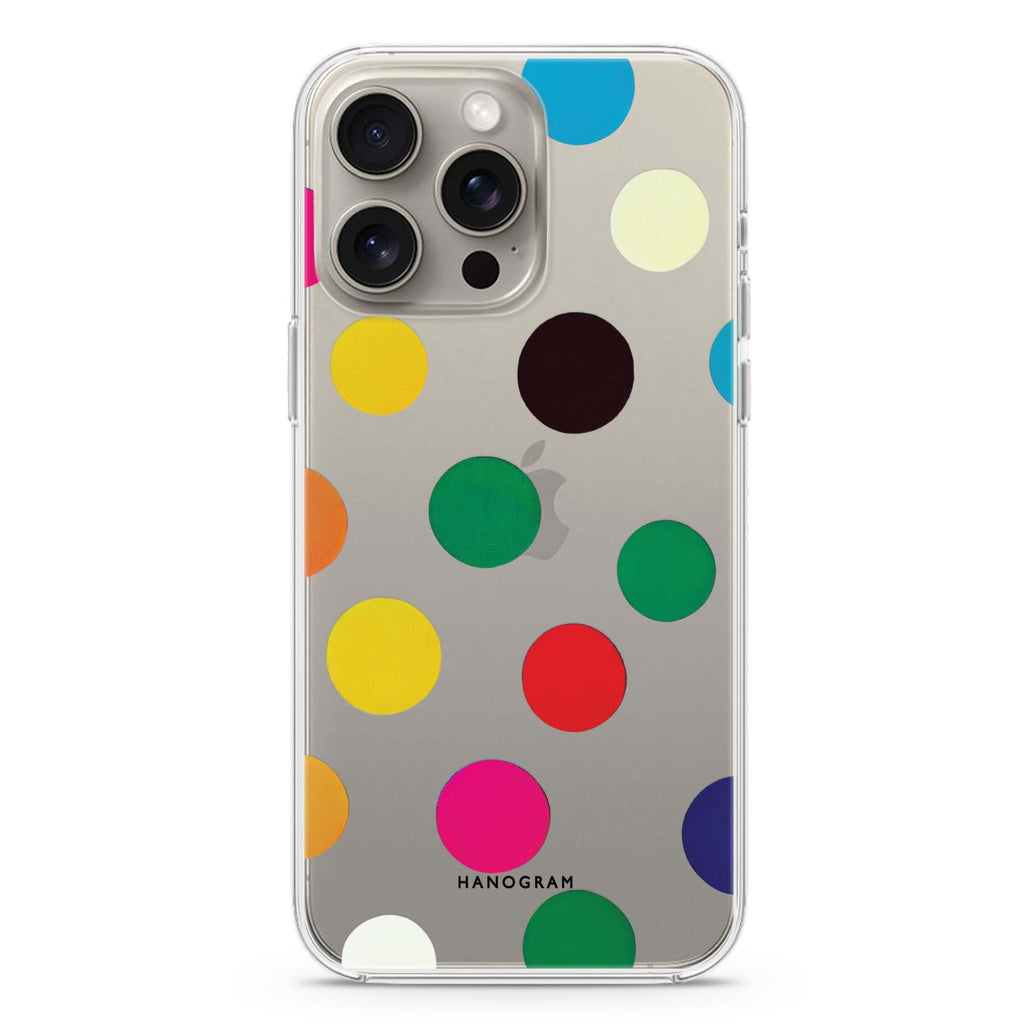 Polka Dot Pattern iPhone Ultra Clear Case