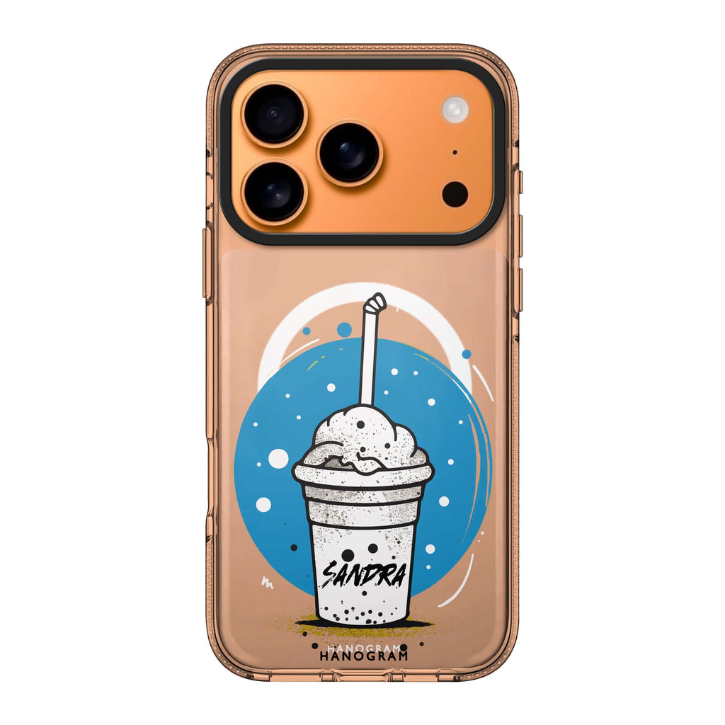 Frosty Delight personalized name holiday playful winter iPhone 17 Pro Max ultra clear case