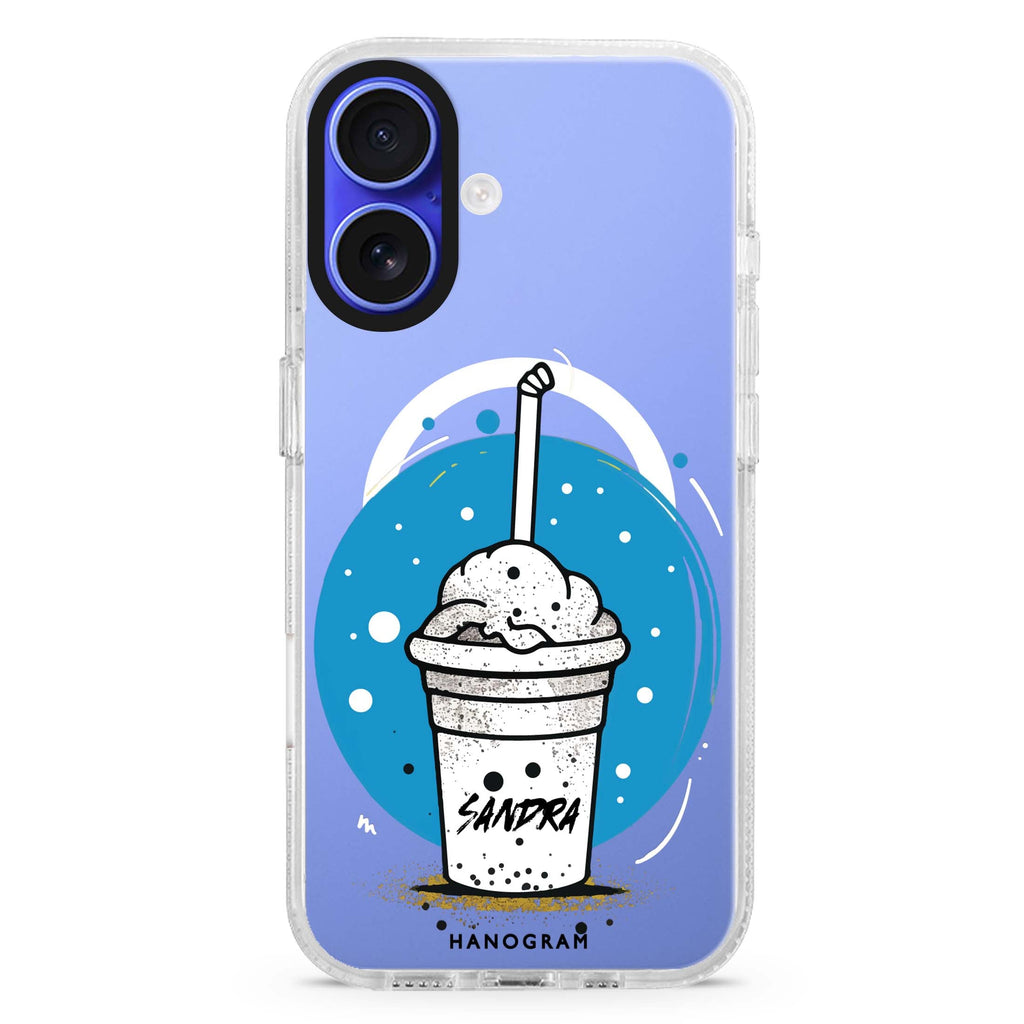 Frosty Delight MagSafe Compatible iPhone 16 Ultra Clear Case - Personalized and Stylish Protection