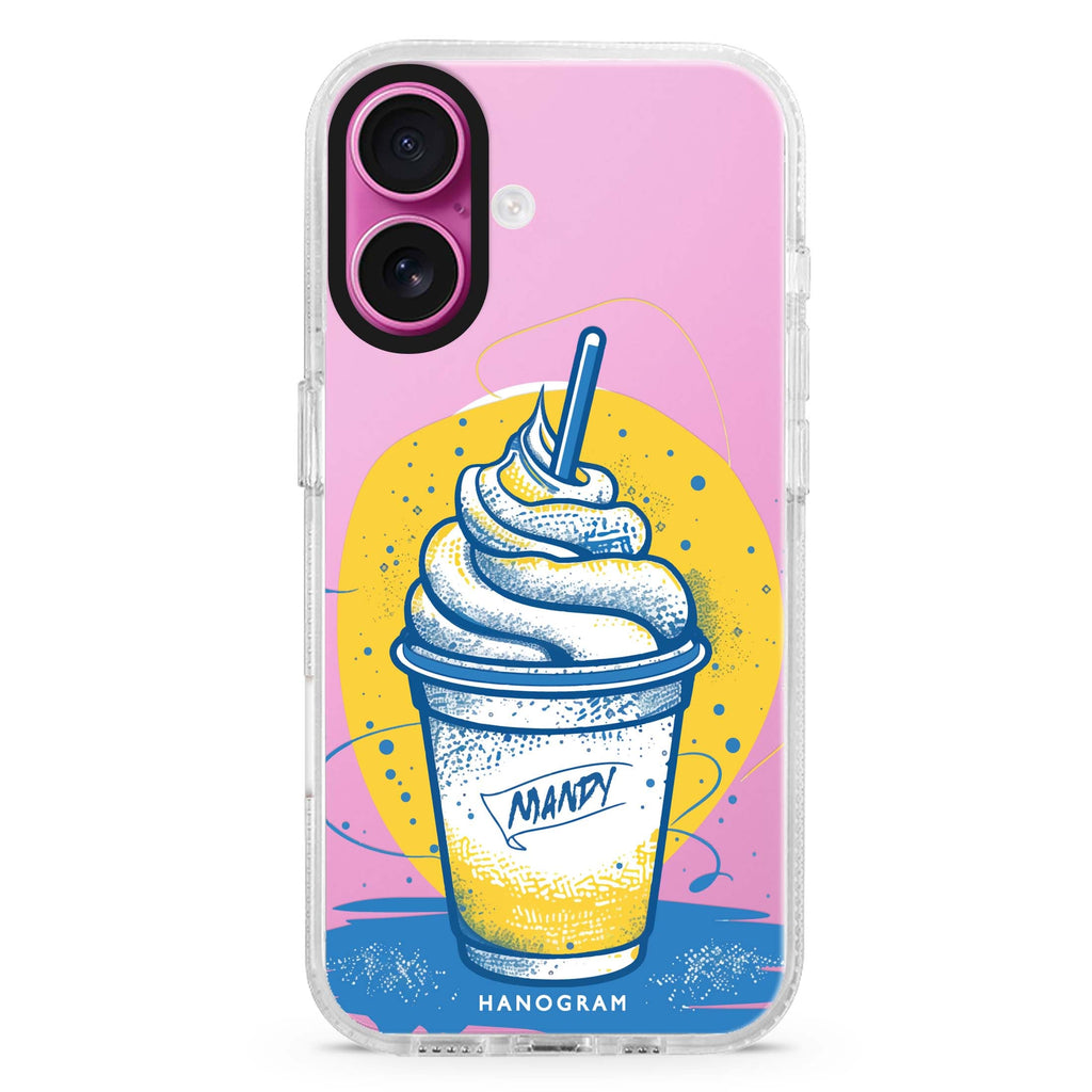 Frozen Fantasy MagSafe Compatible iPhone 16 Ultra Clear Case - Personalized and Stylish Protection