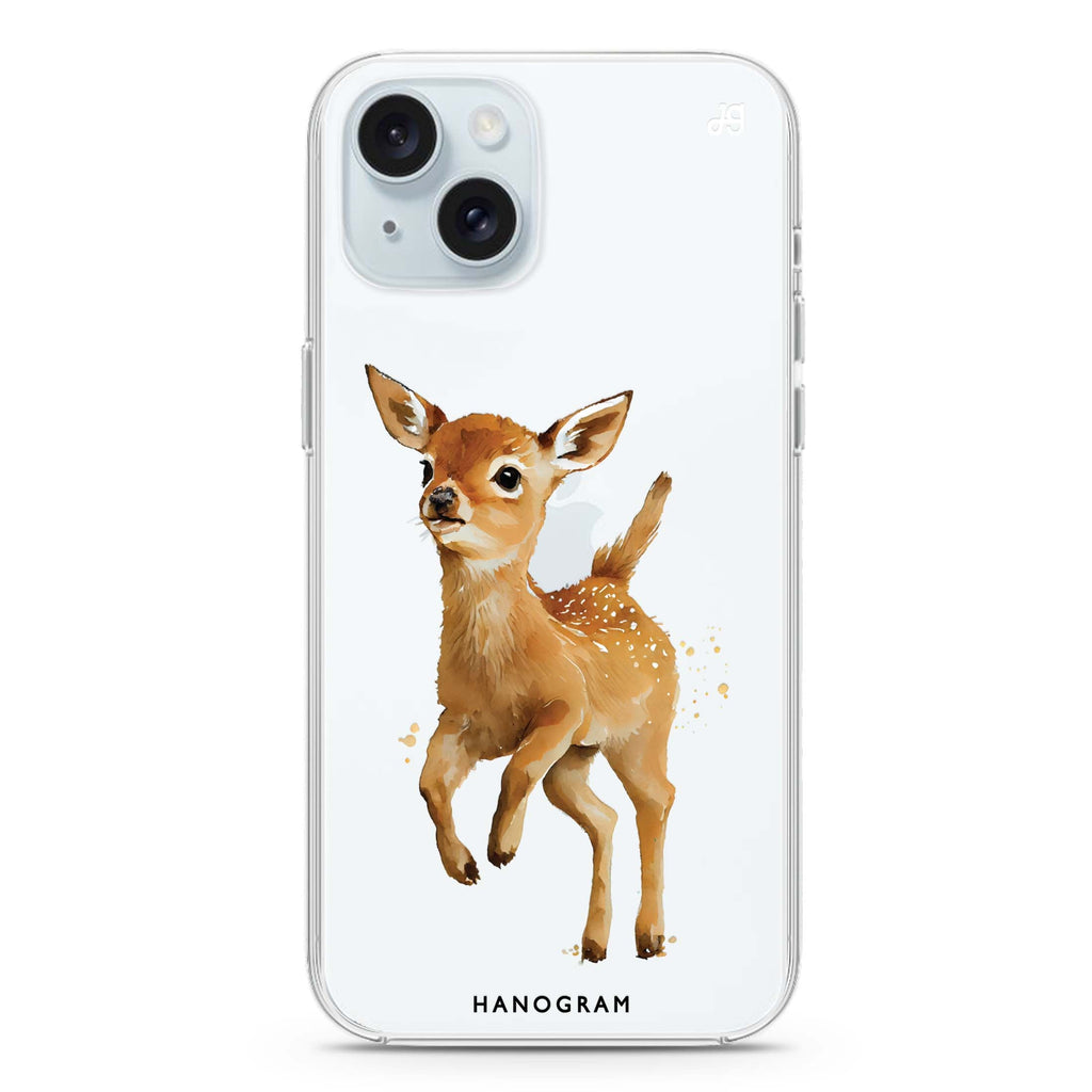 A Deer iPhone 15 plus Ultra Clear Case