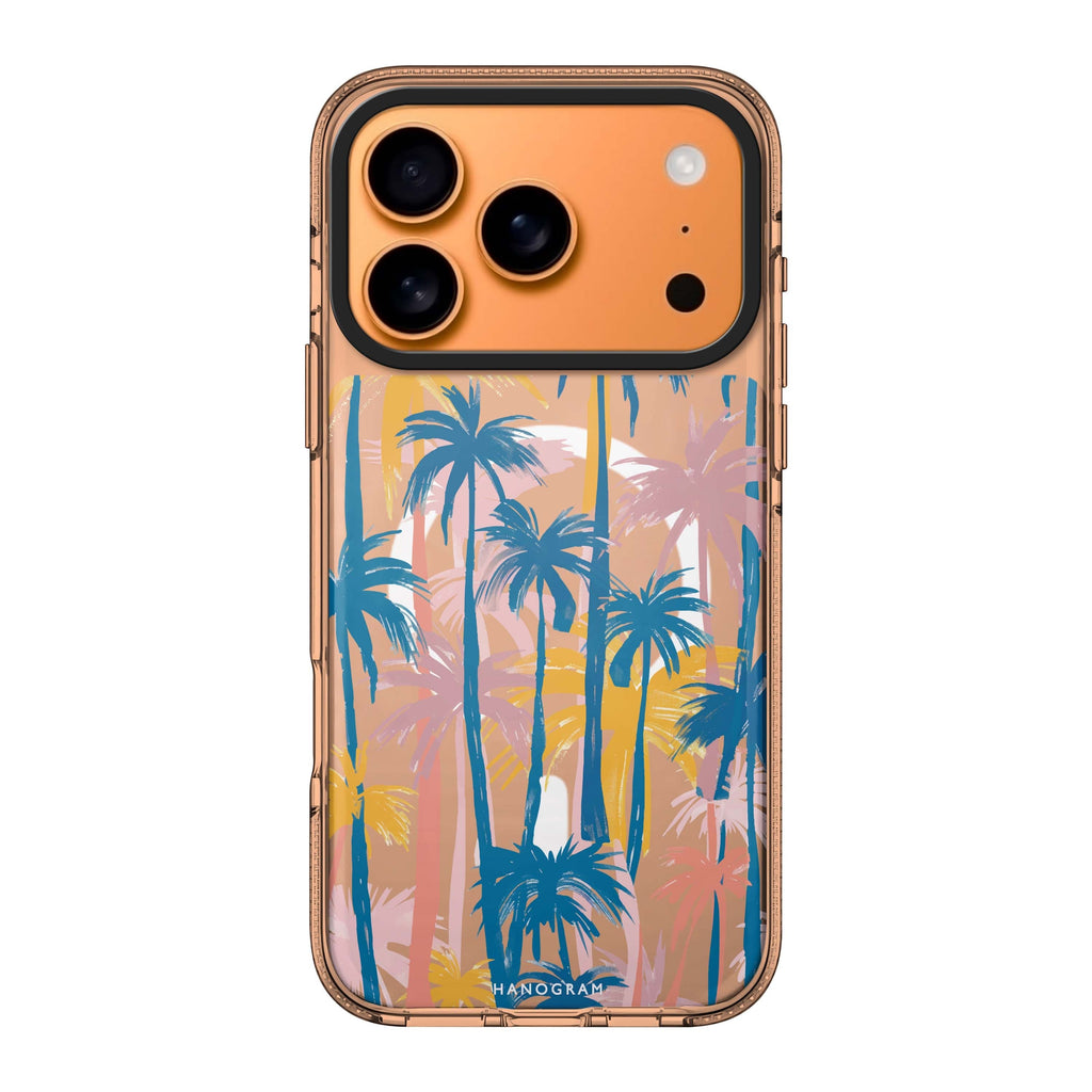 Palm Paradise tree nature iPhone 17 Pro Max ultra clear case