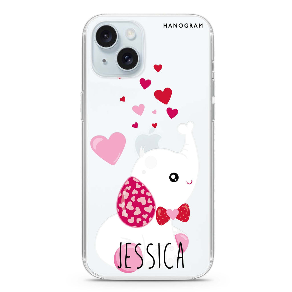 Lovely Elephant iPhone Ultra Clear Case