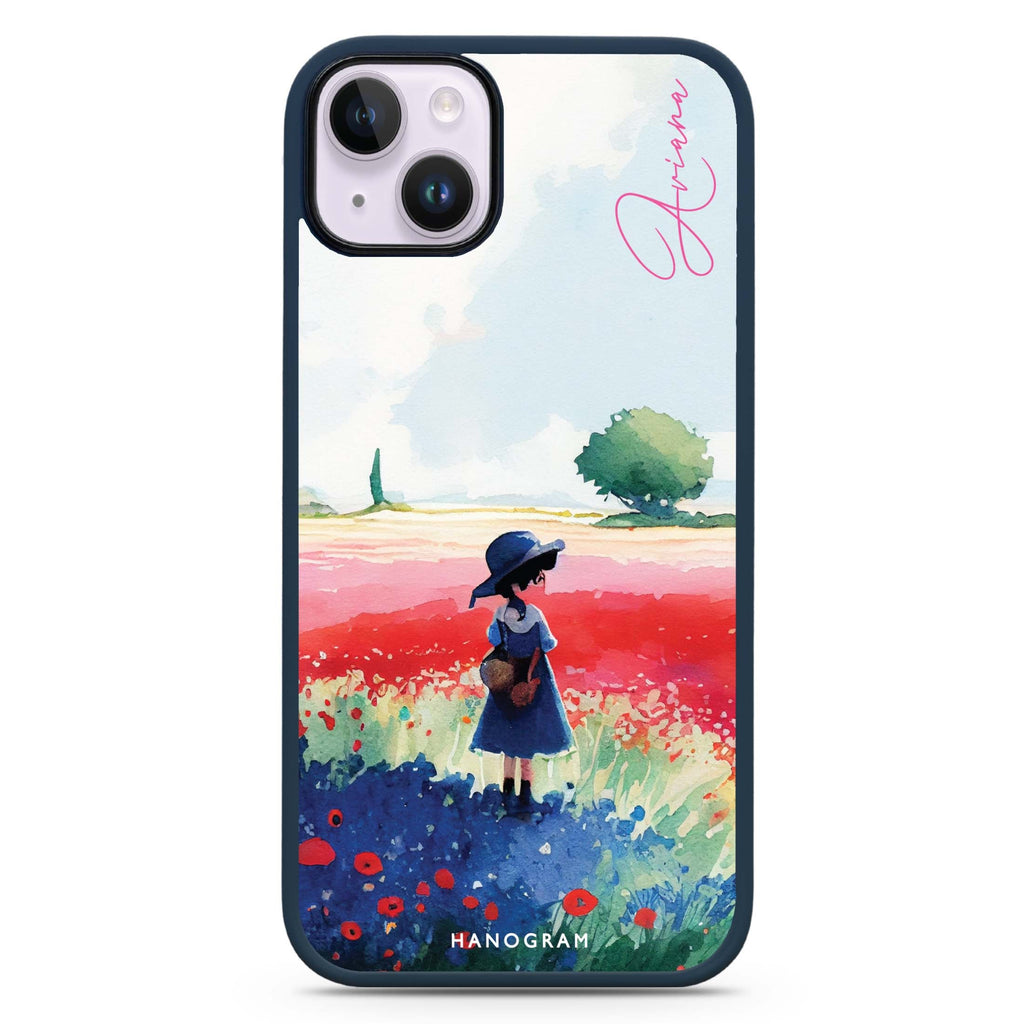 A Little Girl iPhone 15 Impact Guard Bumper Case