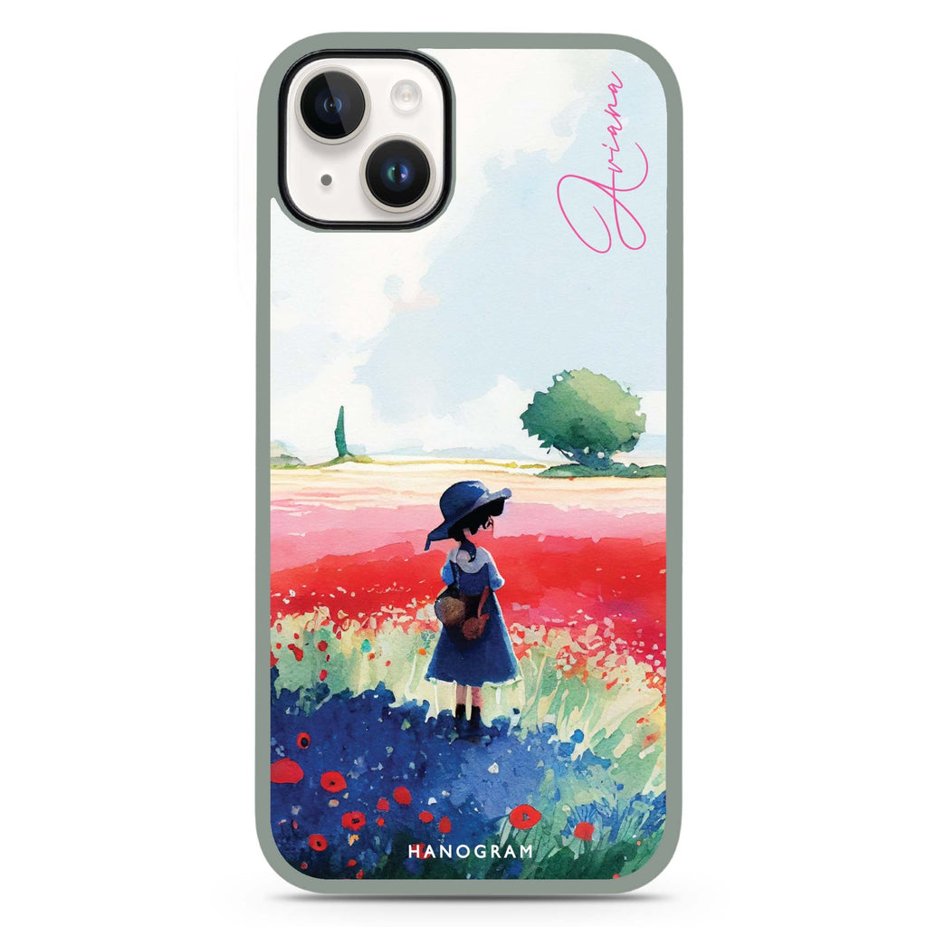 A Little Girl iPhone 15 Plus Impact Guard Bumper Case