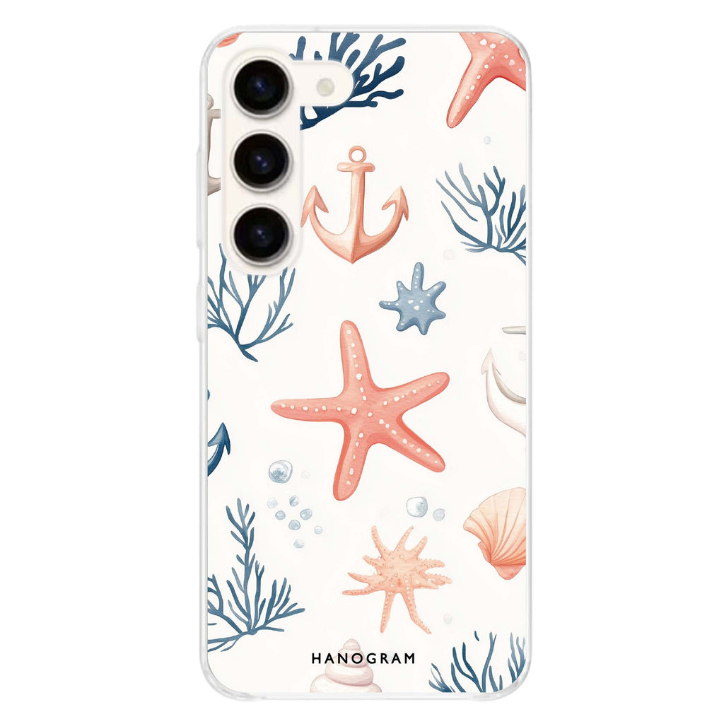 Seaside Sprinkles Samsung Galaxy Ultra Clear Case
