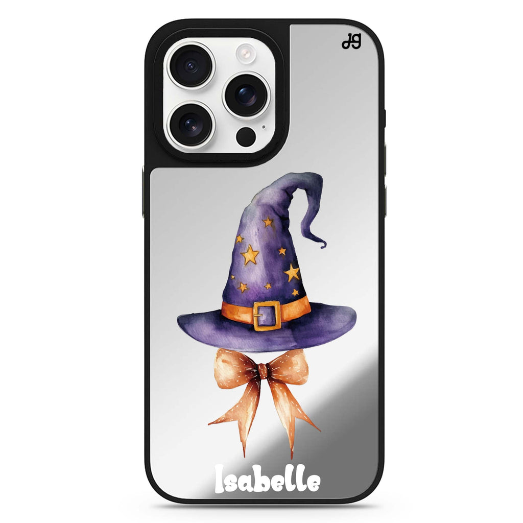Enchanted Starry Hat personalized name MagSafe mirror case for iPhone 16/15/14 Pro Max and Pro, main view