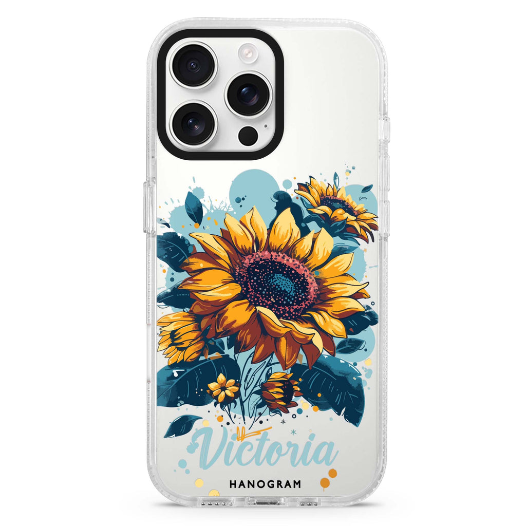 Sun-Kissed Petals iPhone 16 Pro & 16 Pro Max Case - Personalized and Stylish Protection