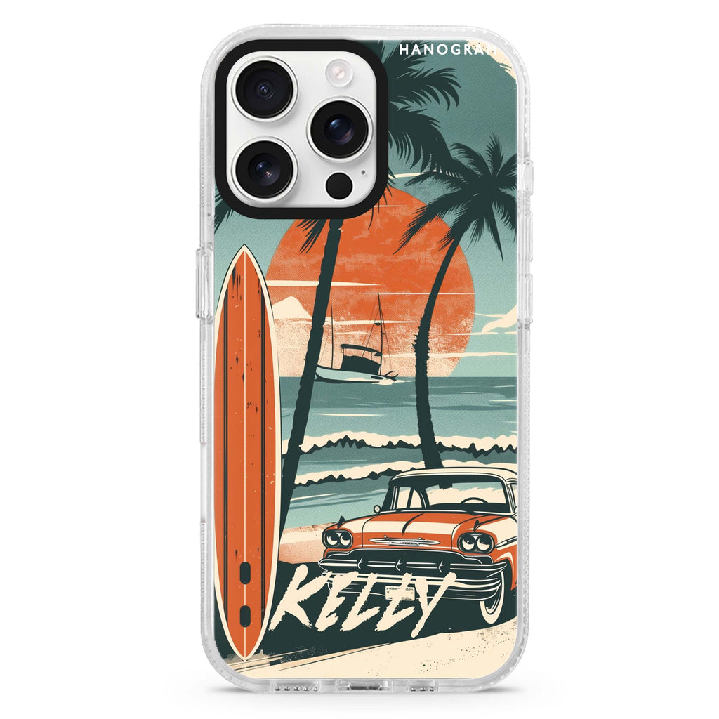Surf Vibes iPhone 16 Pro & 16 Pro Max Case - Personalized and Stylish Protection