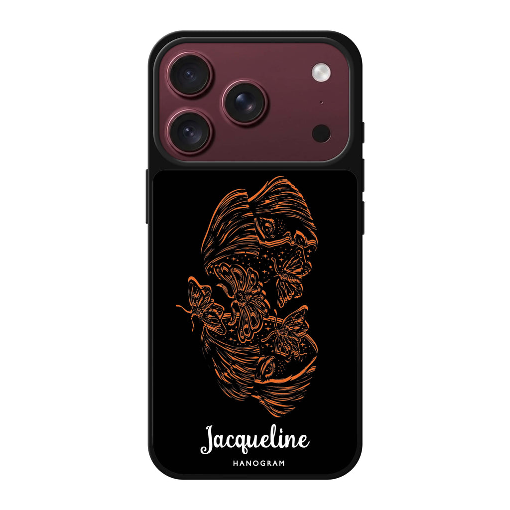 Artistic Face II personalized name portrait iPhone 18 Pro Max mirror case