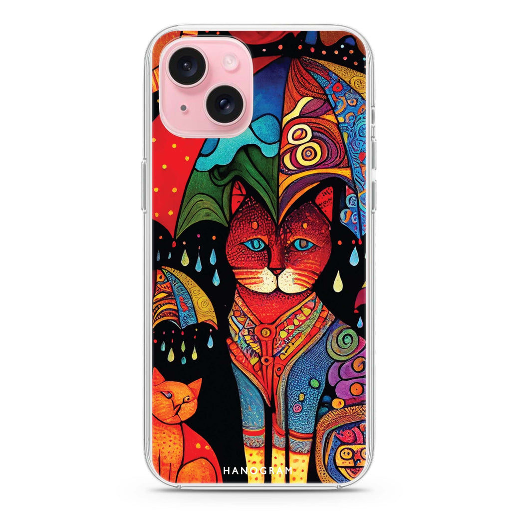 Raining Cat iPhone 15 Plus MagSafe Compatible Ultra Clear Case