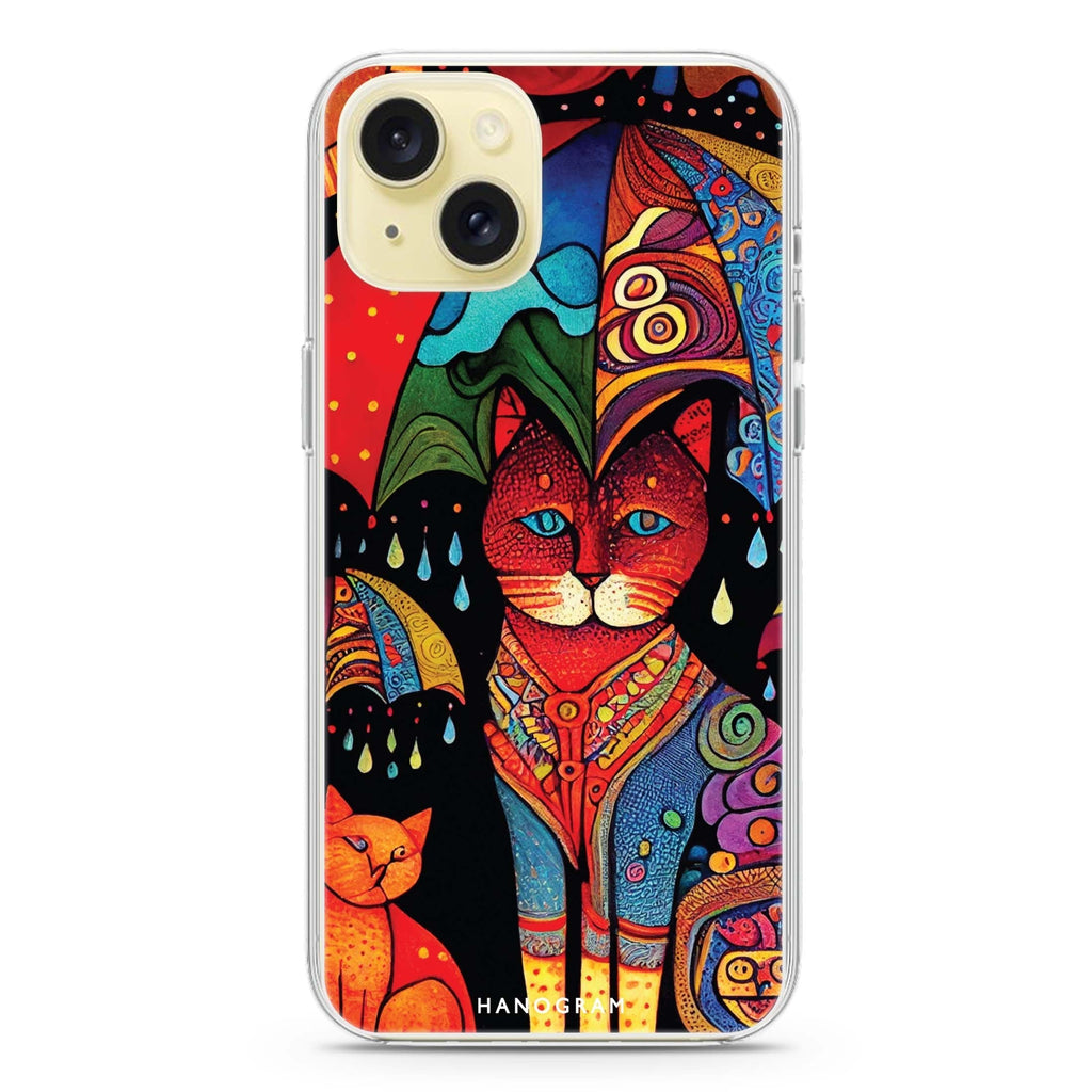 Raining Cat iPhone Ultra Clear Case