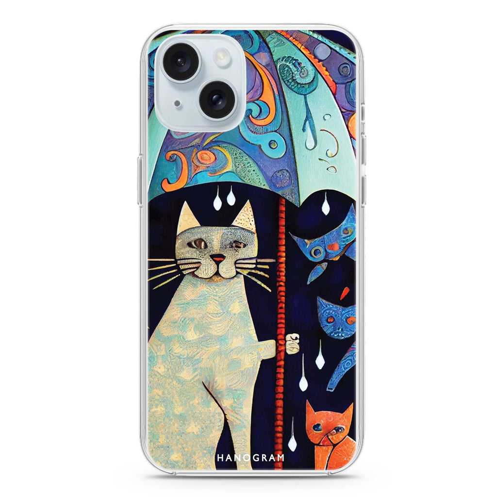 Raining Cat iPhone Ultra Clear Case