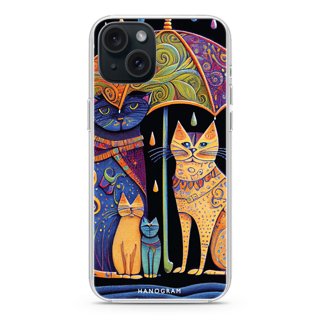 Raining Cat iPhone 15 Plus MagSafe Compatible Ultra Clear Case