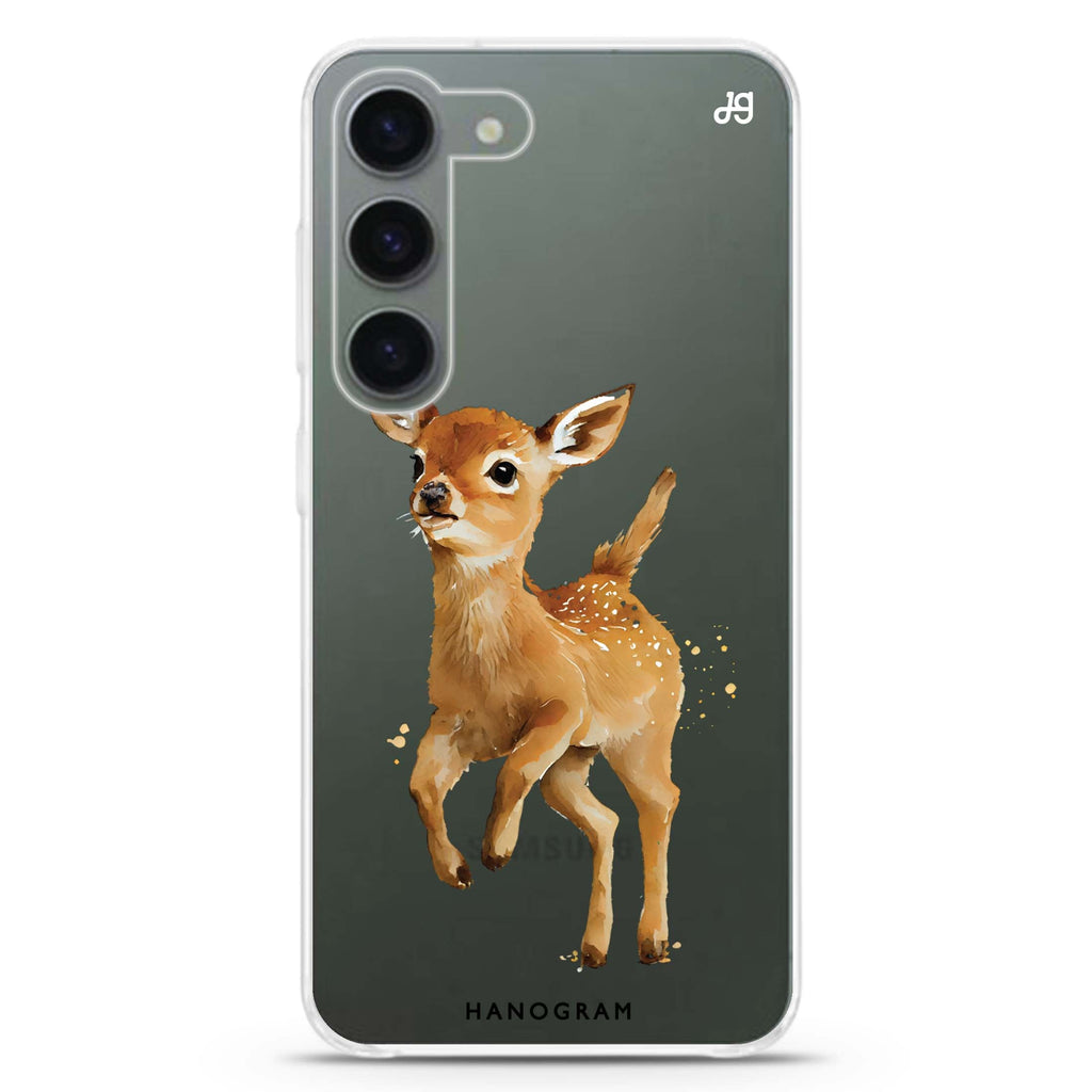 A Deer ultra-clear case for Samsung Galaxy S23/S22, front view