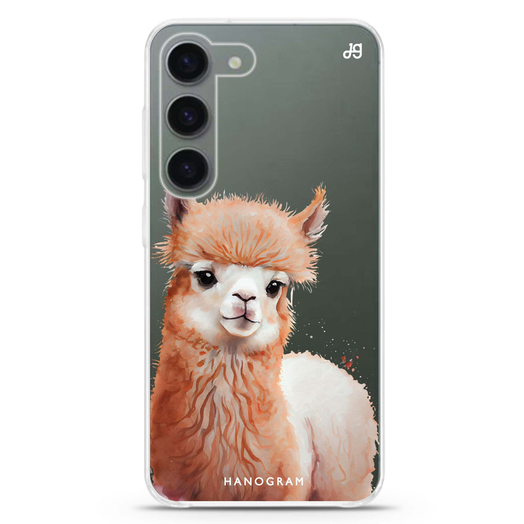 A Alpaca ultra-clear case for Samsung Galaxy S23/S22, front view