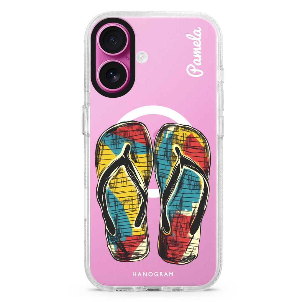Sunny Steps MagSafe Compatible iPhone 16 Ultra Clear Case - Personalized and Stylish Protection