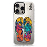 Beach Walkers MagSafe Compatible iPhone 16 Pro Ultra Clear Case - Personalized and Stylish Protection