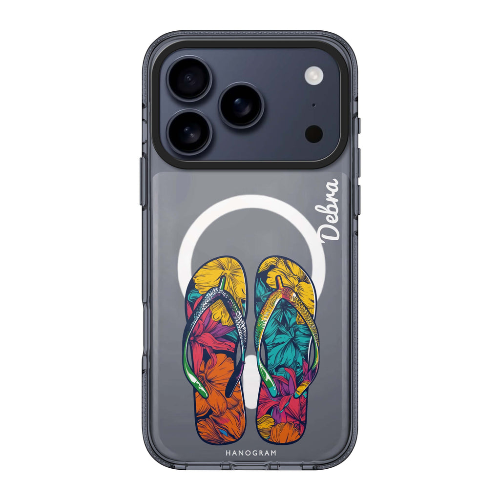 Beach Walkers personalized name nature summer iPhone 17 Pro Max ultra clear case