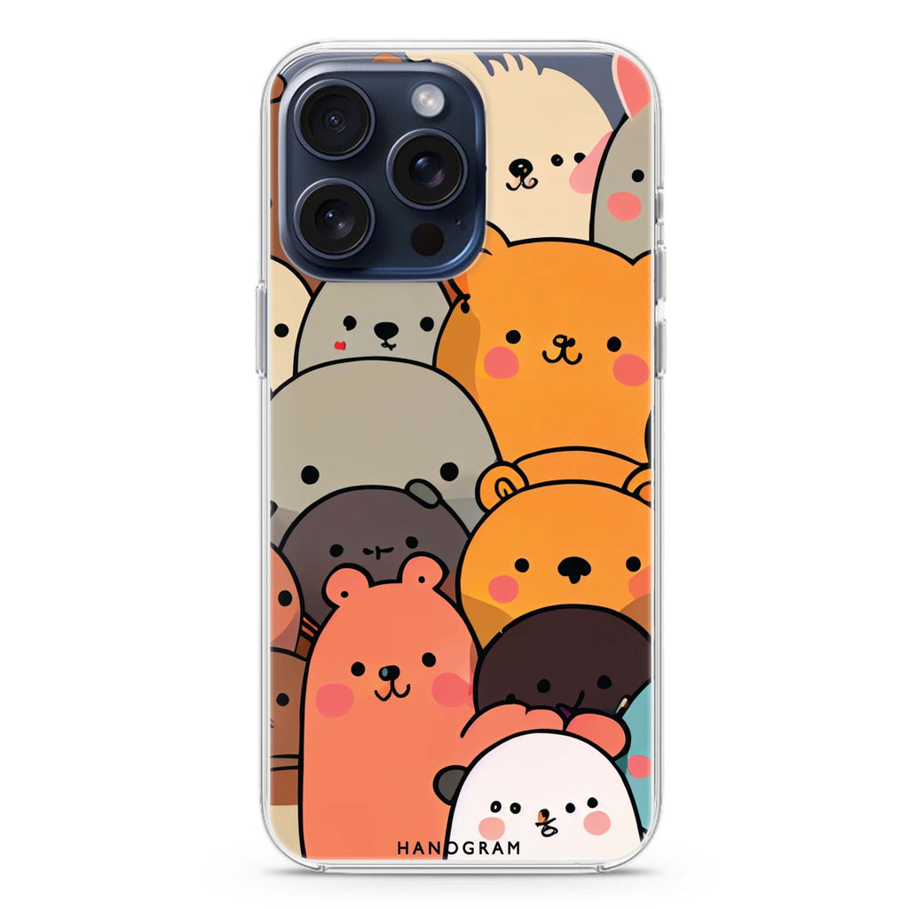 Cute animals iPhone Ultra Clear Case