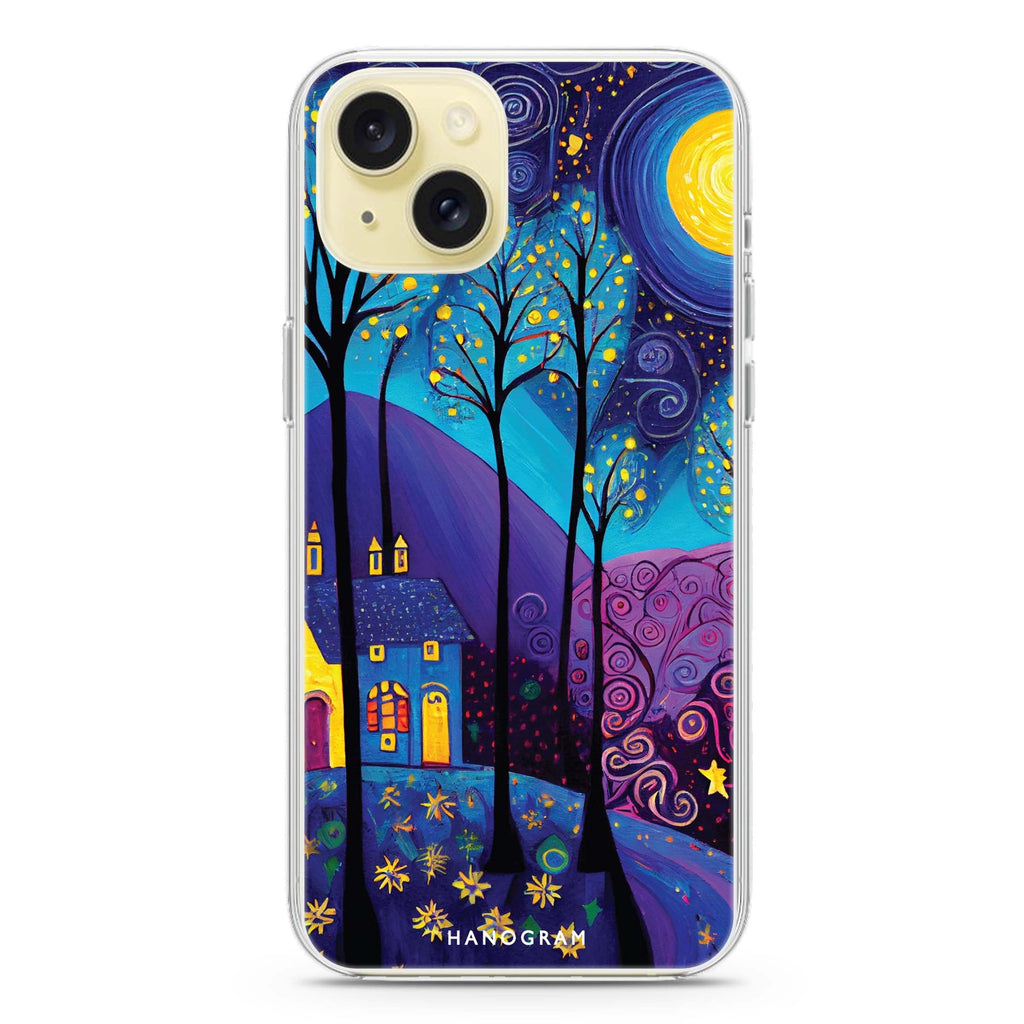 A night iPhone 15 plus Ultra Clear Case