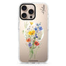 #18-3943 Blue Iris I MagSafe Compatible iPhone 16 Pro Ultra Clear Case - Personalized and Stylish Protection