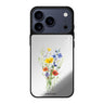Wildflower Whimsy personalized name whimsical iPhone 17 Pro Max mirror case