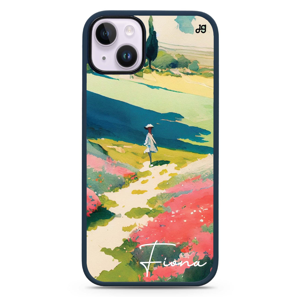 Abstract drawing iPhone 15 Impact Guard Bumper Case