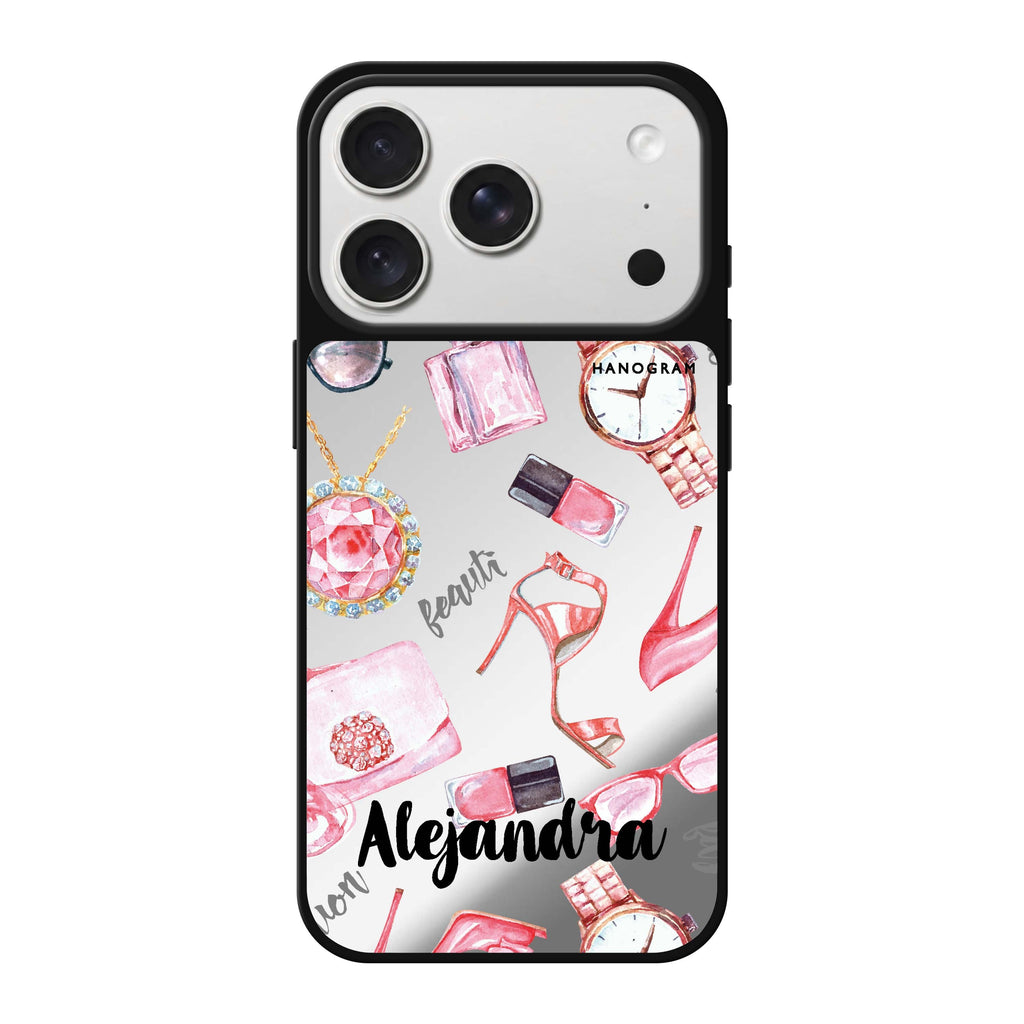 Fashion Sets II personalized name fashion iPhone 18 Pro Max mirror case