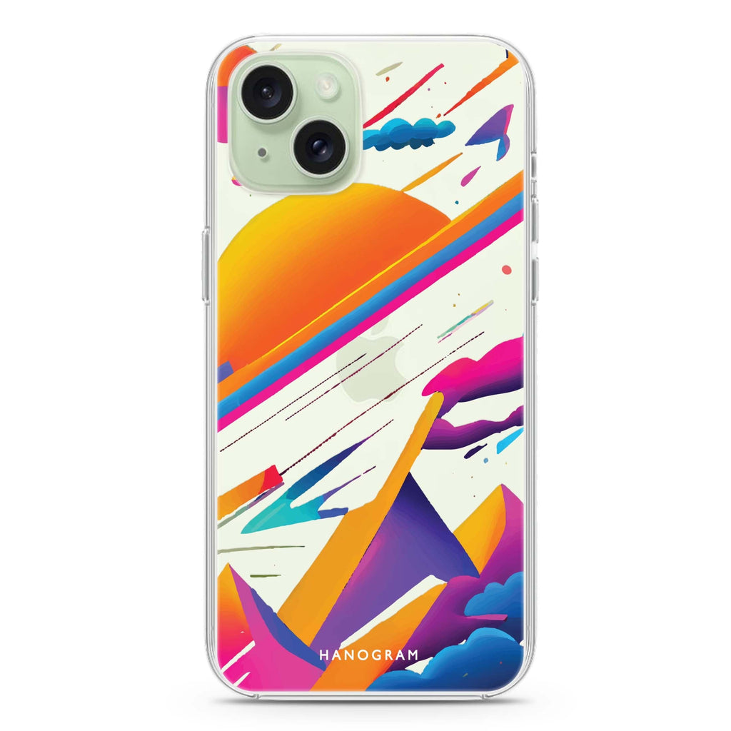 Galaxy Art iPhone 15 plus Ultra Clear Case