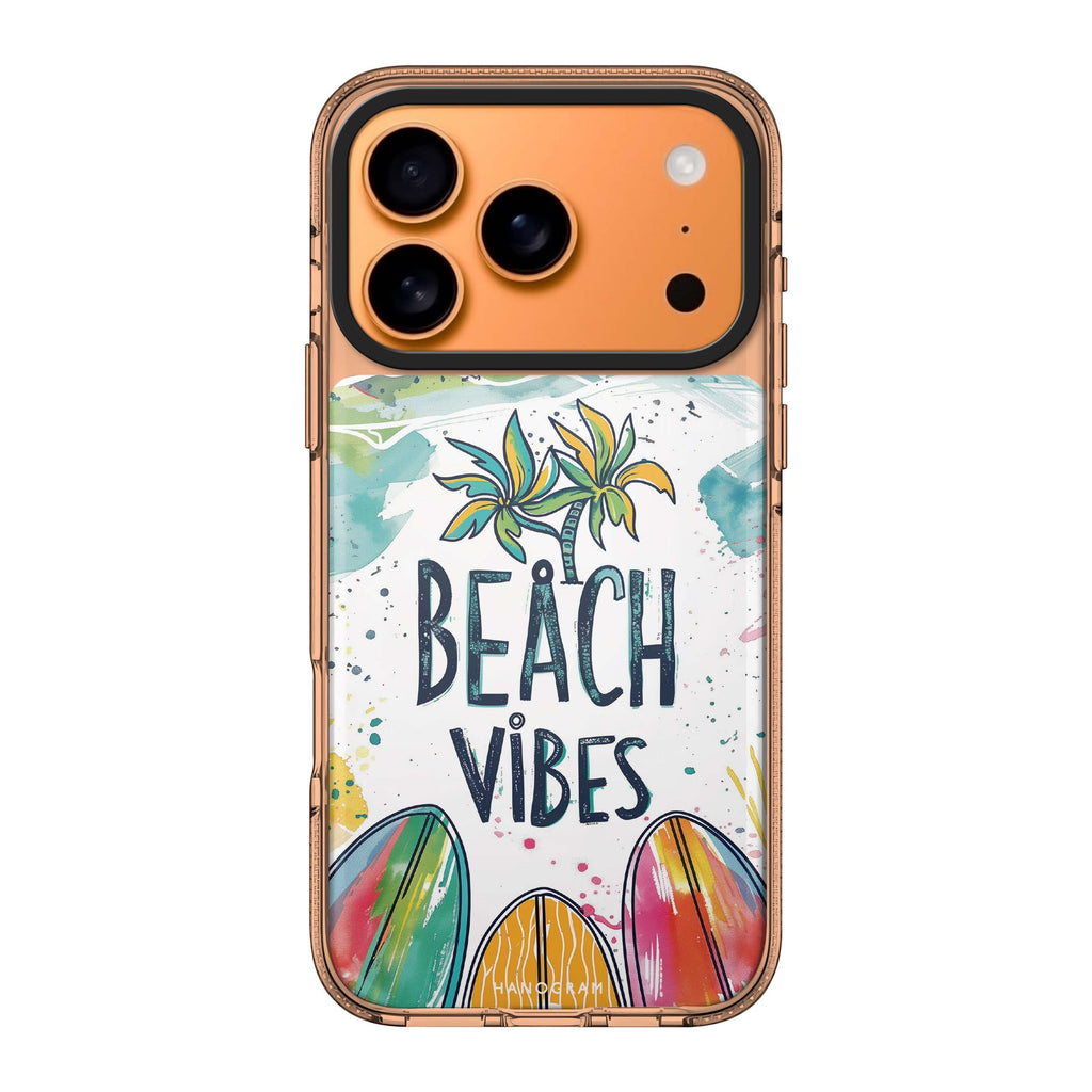 Sand and Surf brown nature neutral iPhone 17 Pro Max ultra clear case