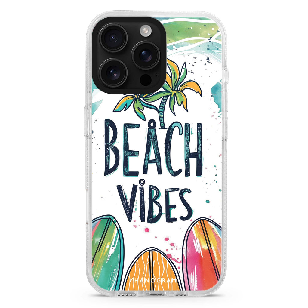 Sand and Surf iPhone 16/15/14 Pro Max/Pro Clear Case Hanogram Sand and Surf iPhone 16/15/14 Pro Max/Pro Clear Case Hanogram