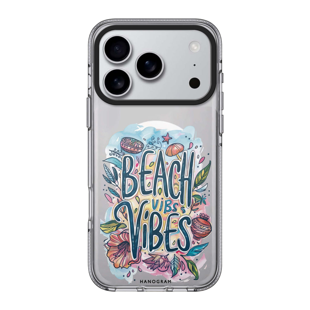 Tropical Escape graphic summer iPhone 17 Pro Max ultra clear case