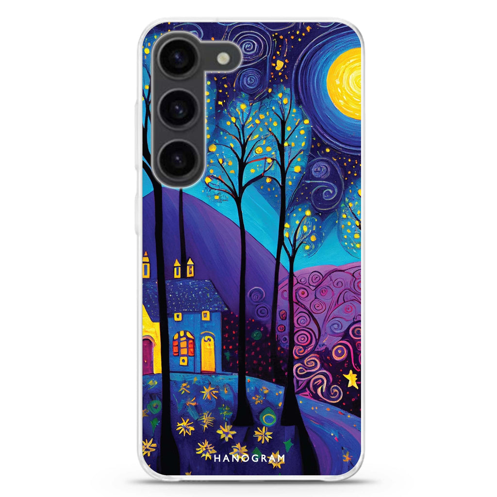 A night ultra-clear case for Samsung Galaxy S23/S22, front view