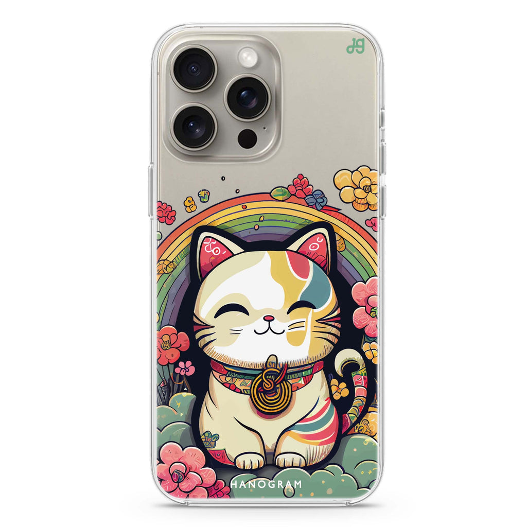 Japanese Lucky Cat iPhone Ultra Clear Case