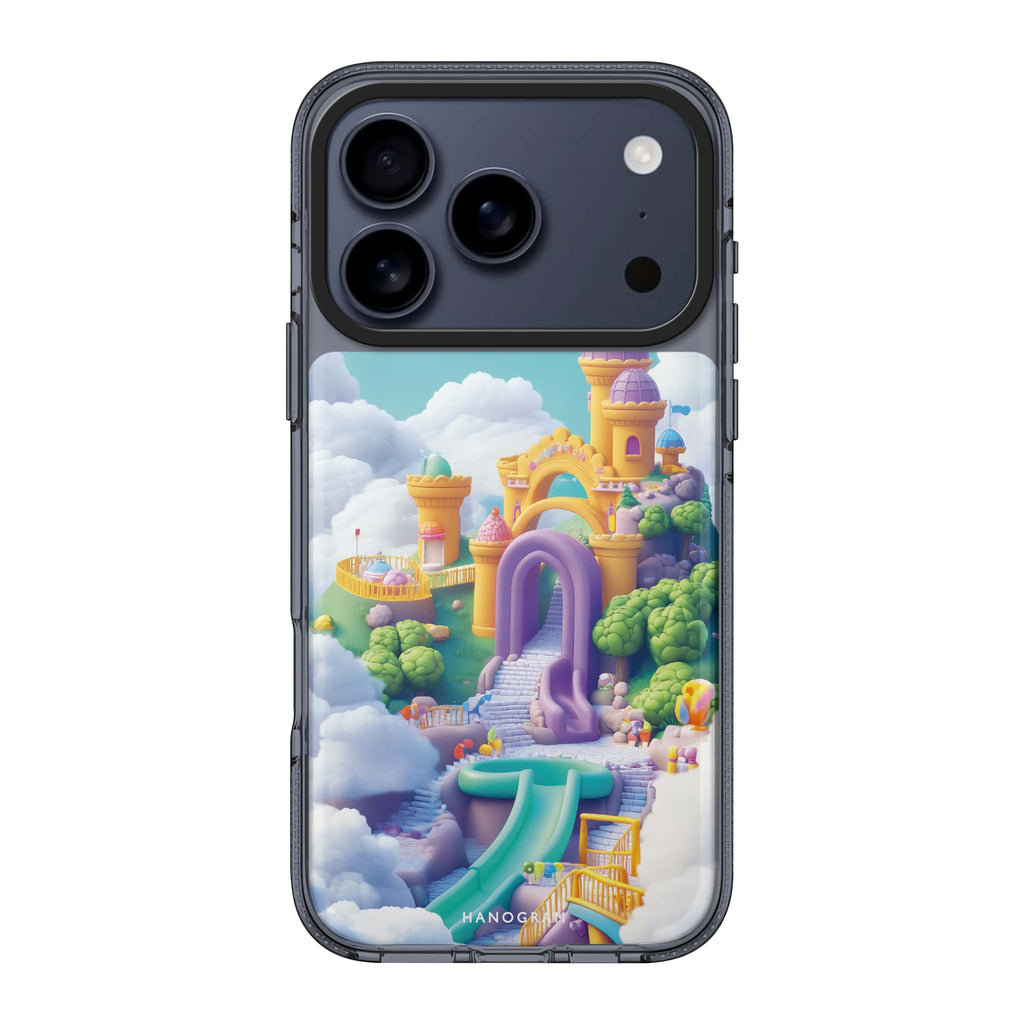 Mystic Playground graphic whimsical iPhone 17 Pro Max ultra clear case