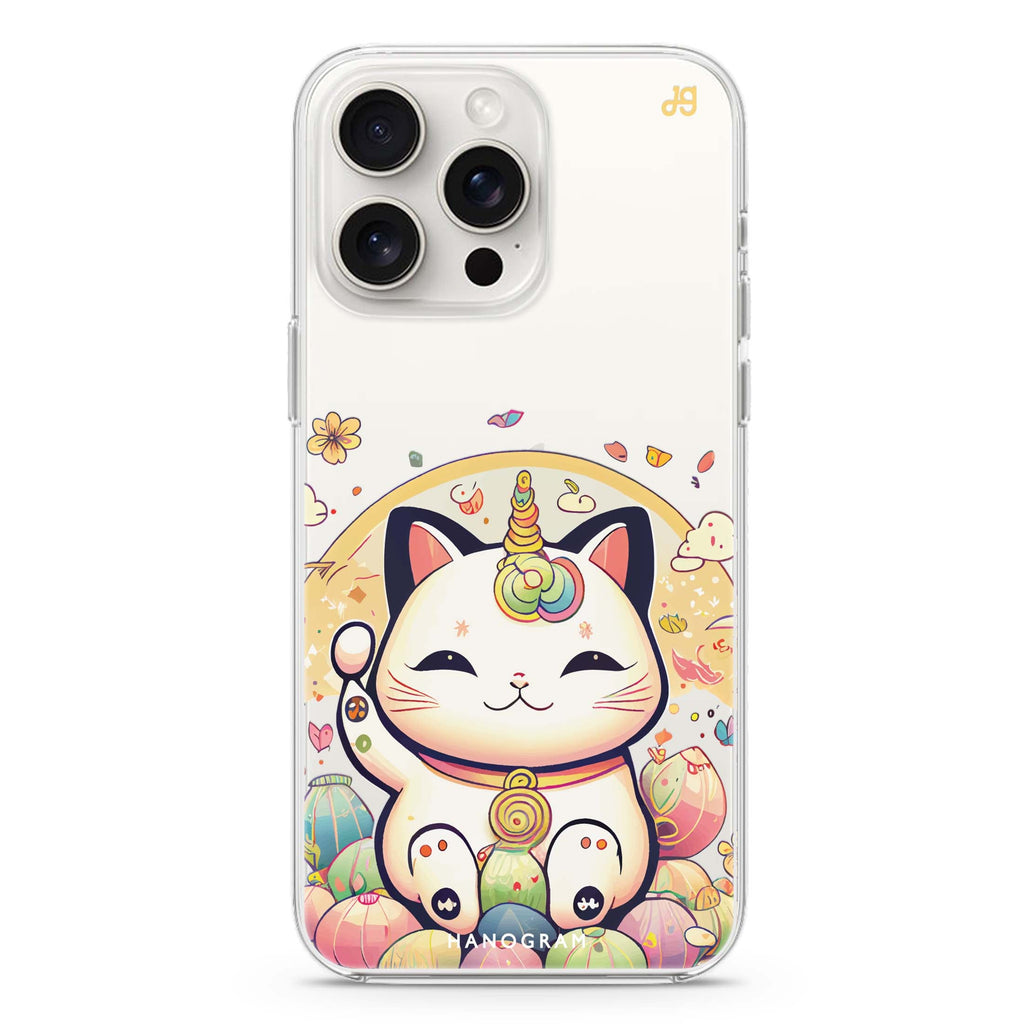 Cute Lucky Cat iPhone Ultra Clear Case