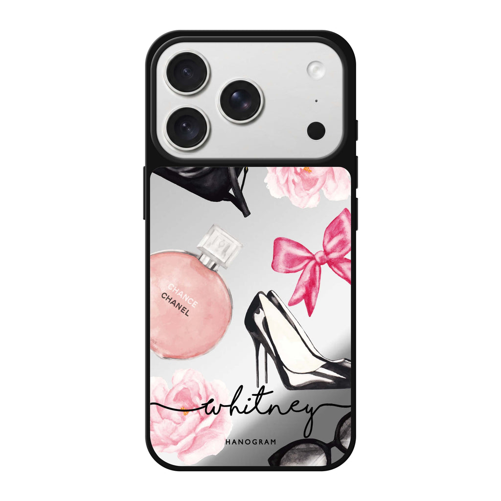 Fashion Cosmetic personalized name fashion iPhone 18 Pro Max mirror case