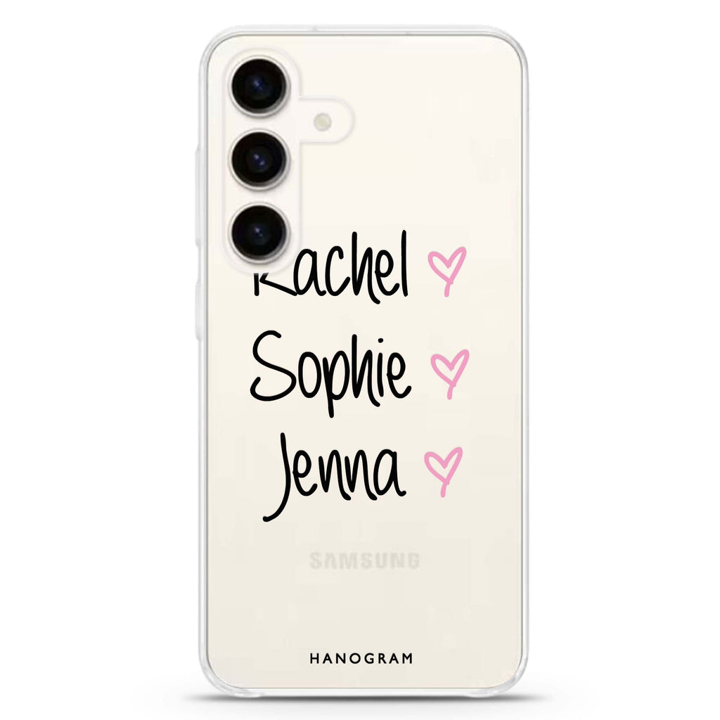 Three Of Us Samsung Galaxy Ultra Clear Case