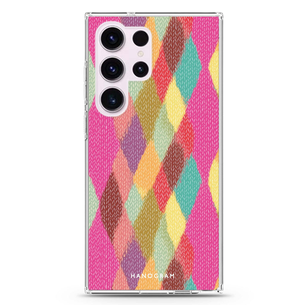 Breeze Diamonds Samsung Galaxy S26/S25/S24/S23/S22 Ultra ultra clear case, transparent design, main view