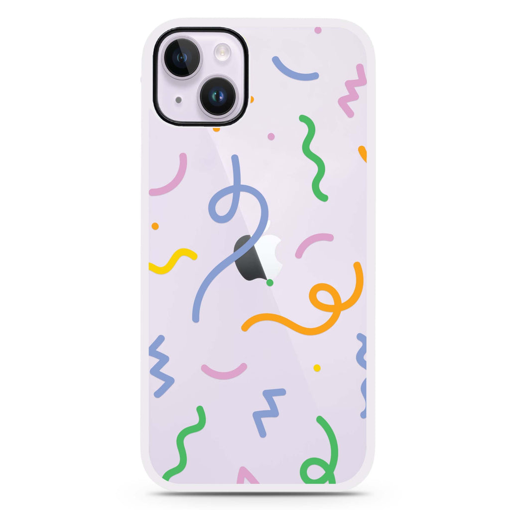 Abstract Doodles iPhone 15 Impact Guard Bumper Case