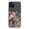 Giraffe & floral iPhone Ultra Clear Case