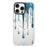 Aqua Shimmer MagSafe Compatible iPhone 16 Pro Ultra Clear Case - Personalized and Stylish Protection
