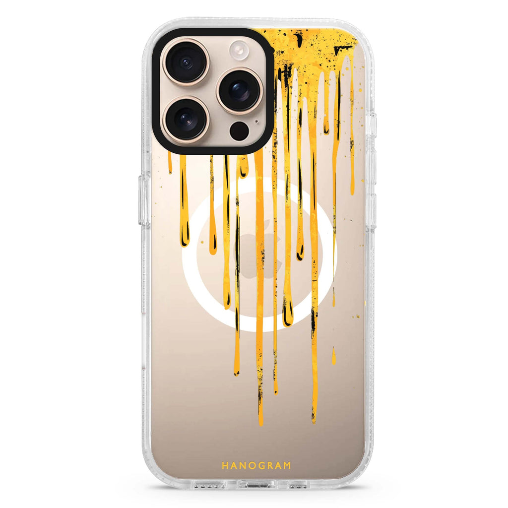 A watercolour floral MagSafe Compatible iPhone 16 Pro Ultra Clear Case - Personalized and Stylish Protection