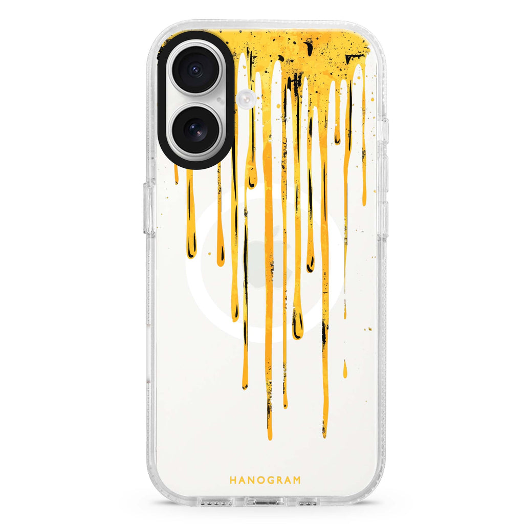 Opulent Flow MagSafe Compatible iPhone 16 Ultra Clear Case - Personalized and Stylish Protection