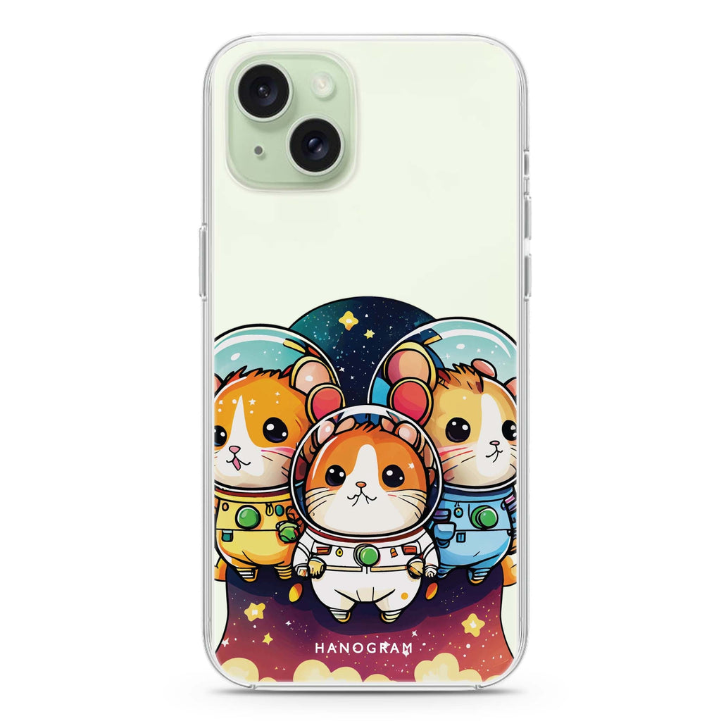 Space squirrels iPhone 15 plus Ultra Clear Case
