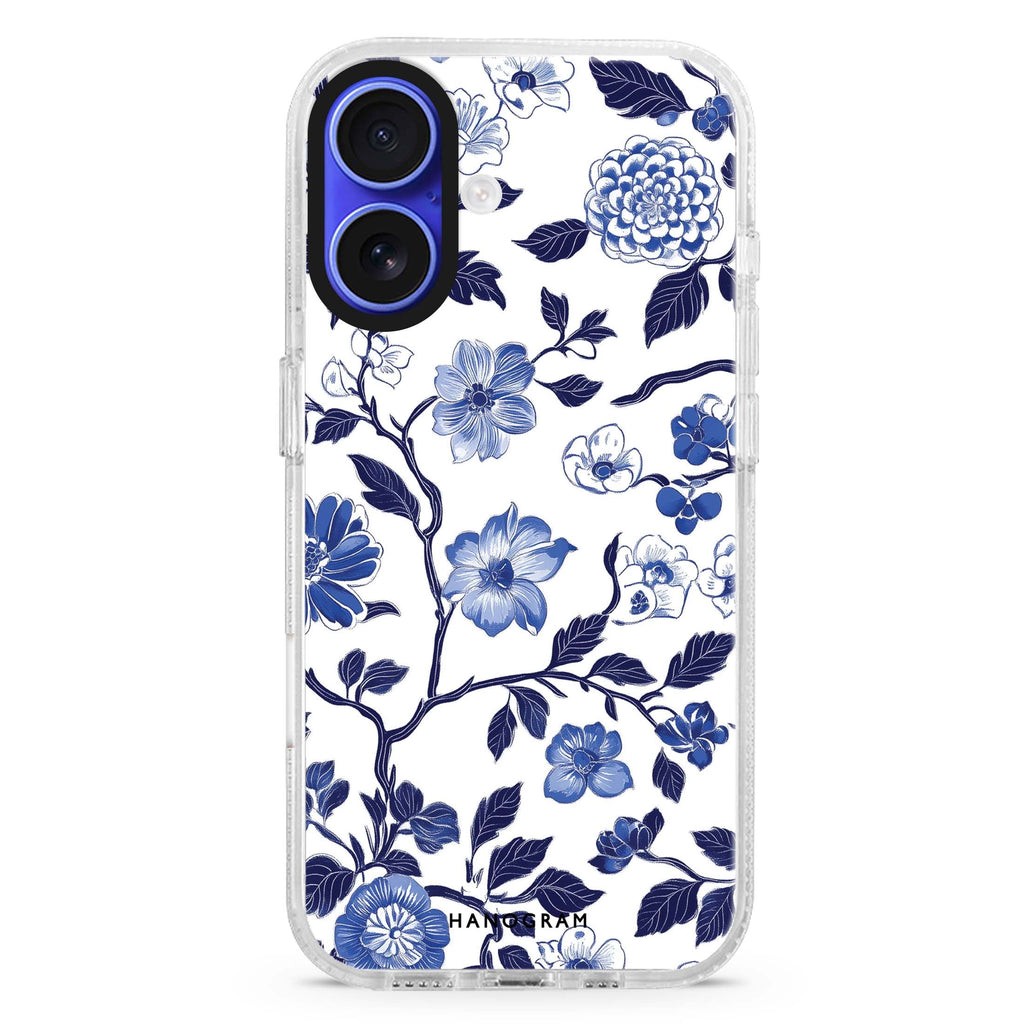 Dynasty Blue MagSafe Compatible iPhone 16 Ultra Clear Case - Personalized and Stylish Protection
