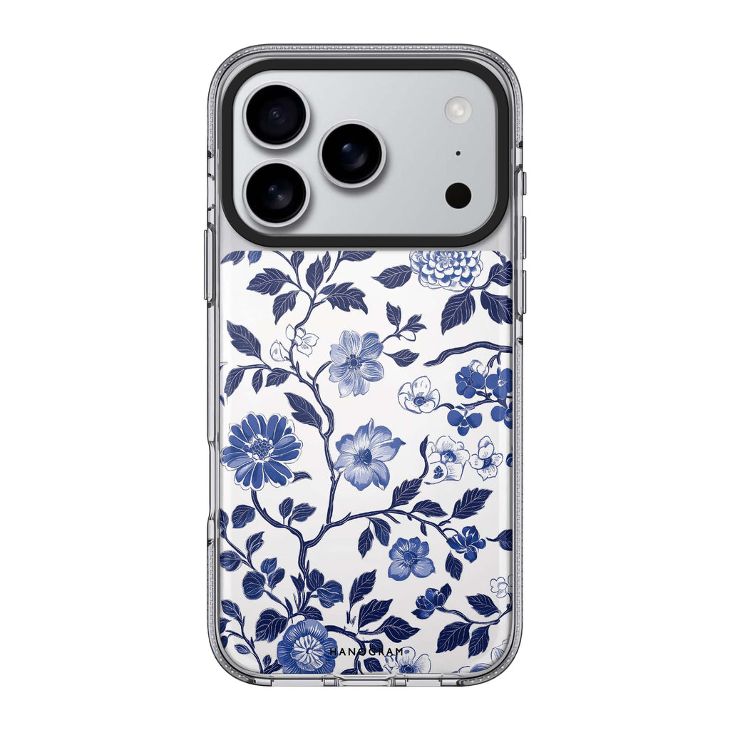 Dynasty Blue blue graphic iPhone 17 Pro Max ultra clear case