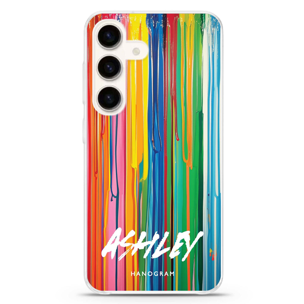 Vivid Stripes Samsung Galaxy Ultra Clear Case